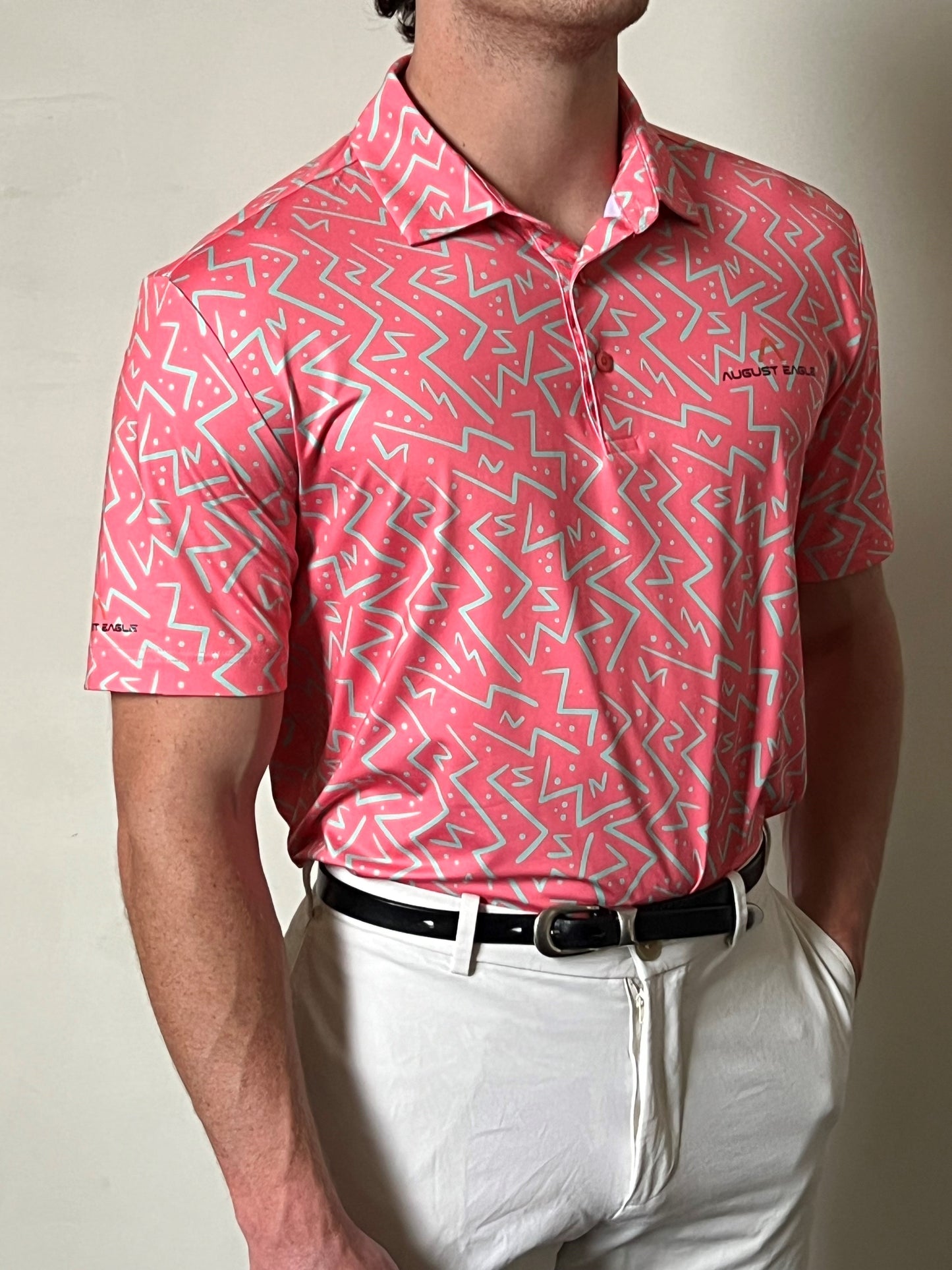 Zig-Zag Signature Polo